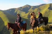 Riders in the mountains 