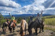 Riders in the mountains 