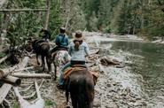 Riding across the river 