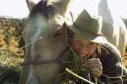 Girl with a horse 