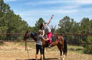 Yoga in the saddle 