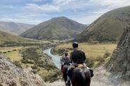 Riders exploring the terrain