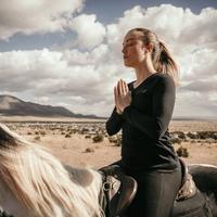 Yoga in the saddle 