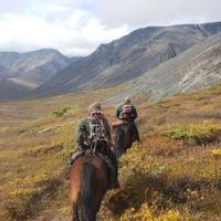 Equestrians exploring the Yukon 