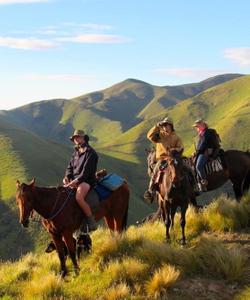 Riders in the mountains 