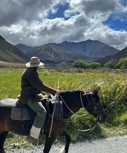 Typical New Zealand South Island country