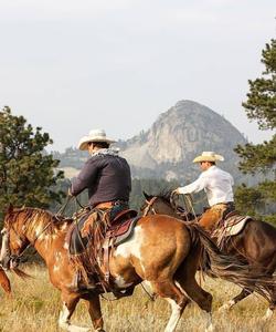 Riding towards the Grand Canyon 