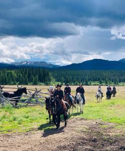 Departure from the ranch 