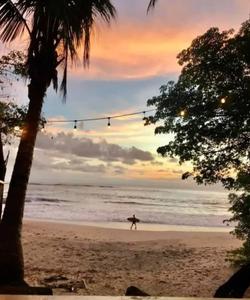 Evening surfing 