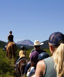 Riders on their way 