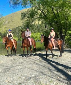 Riders at the beginning of the route