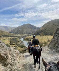 Riders exploring the terrain