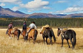 Riders on their way 