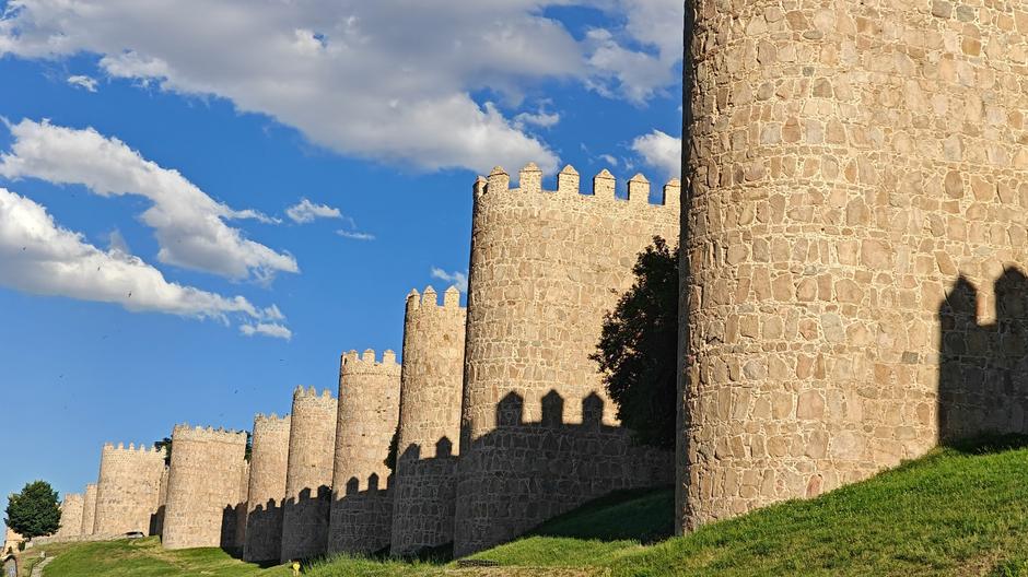 The walls of Avila, Spain